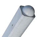 Betonpaal Bol Glad Grijs 10x10x275cm tussen sponning 37cm