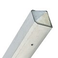 Betonpaal Classica glad Punt Wit 10x10x195cm hoek sponning 74cm (ca. 4 weken levertijd)