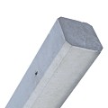 Betonpaal Plat Glad Grijs 10x10x180cm tussen sponning 37cm (levertijd ca. 4 weken)
