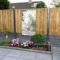 Tuinscherm grenen 21 planks 16mm recht verz. geschroefd 130(H)x180(B)cm verticaal