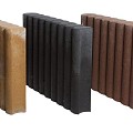 *Palissadeband Zwart 8x35x50cm Op=Op