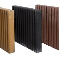 *Palissadeband Zwart 8x50x50cm Op=Op
