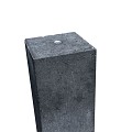*Betonpoer zwart 15x15x60cm met schroefhuls M16