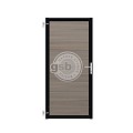 Tuinpoort Profi-Fence | Light Grey | Zwart frame