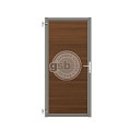 Tuinpoort Profi-Fence | Savanna Brown | Grijs frame