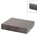 *Afdekelement hardsteen 26x26x5cm met waterrand