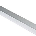 Aluminium U-profiel - hoogte: 30mm - lengte: 1365mm - breedte: 16mm - dikte: 2mm (t.b.v. schuifpoorten)