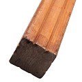 *Angelim Vermelo paal met V-groeven platte kop 85x85x1500mm