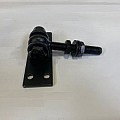 *Luxe Poortbeslag Verstelbaar draad en twee moeren t.b.v. stalen frame zwart