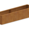 Cortenstaal plantenbak Rechthoek XL 150x50x30cm