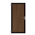 Composiet Poort Profi-Fence Verticaal Savanna Brown 90-120x190cm - RAL9005