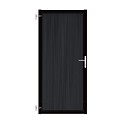 Composiet Poort Profi-Fence Verticaal Solid Black 90-120x190cm - RAL9005
