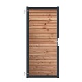 Tuinpoort Combiwood Douglas | Rhombus Double Blank | Antraciet frame