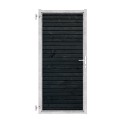 Tuinpoort Combiwood Douglas | Rhombus Double Zwart | Verzinkt frame