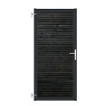 Tuinpoort Combiwood Douglas | Rhombus Triple Zwart | Antraciet frame