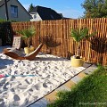 *Bamboe Black Tuinscherm XL 180x180cm (BxH)
