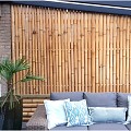 *Bamboe Naturel Tuinscherm XL 180x180 cm (BxH)
