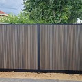 *Profi-fence Rhombus Scherm 175(b)x198(h)cm Walnut Verticaal