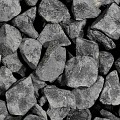 Basalt brokjes zwart 56-75mm (verpakt per minibag)