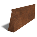 Cortenstaal keerwand recht 200mm (hoogte 60cm)