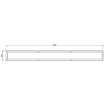 Cortenstaal plantenbak Rechthoek XL 300x30x40cm
