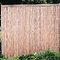 Bamboe scherm dicht