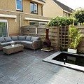 Restpartij Rusticslate 60x60x4cm Zwart | B-keus