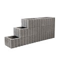 Rechthoekflor grijs 40x60x25cm