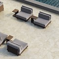 GeoCeramica© 80x80x4cm Ipanema Sandy Beach