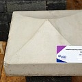 Afdekmuts met glooiing Grijs 25x25cm