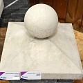 Afdekmuts met bol Grijs 36x36cm