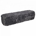 Garden Wall Black 15x15x60 cm getrommeld