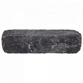 Garden Wall Black 15x15x60 cm getrommeld