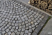 Kinderkop Portugees graniet grijs 15x17cm