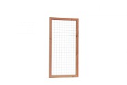 *Verzinkt gaaspaneel trellis maas 7.5x7.5cm met douglas kader 130x180cm