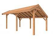 Douglasvision kapschuur Comfort 500x250cm kleurloos ge?mpregneerd.