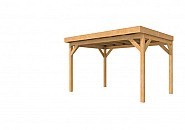 Douglas buitenverblijf plat dak Comfort 400x305cm. Blank