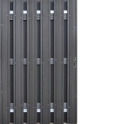 WPC Poort met stalenframe