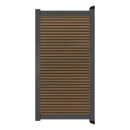 Poort Profi-Fence | 125x197cm | Rhombus Stripe | Horizontaal | Antraciet aluminium frame