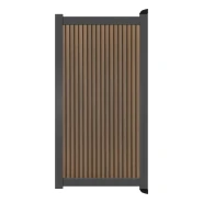 Poort Profi-Fence | 97x175cm | Rhombus Stripe | Verticaal | Antraciet aluminium frame
