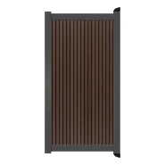 Poort Profi-Fence | 97x175cm | Rhombus Vogue | Verticaal | Antraciet aluminium frame