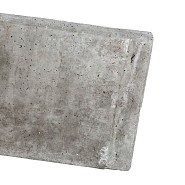 Betonplaat t.b.v. hout-beton schutting - Grijs