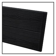 Betonplaat Plank motief dubbelzijdig Antraciet 184x36x4.8cm