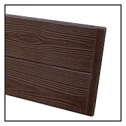 Betonplaat Plank motief dubbelzijdig Bruin 184x36x4.8cm (levertijd ca. 4 weken)