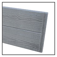 Betonplaat Plank motief dubbelzijdig Grijs 184x36x4.8cm (levertijd ca. 4 weken)