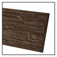 Betonplaat Nostalgie motief dubbelzijdig Bruin 184x36x4.8cm (levertijd ca. 4 weken)