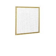 *Verzinkt gaaspaneel trellis maas 7.5x7.5cm met grenen kader 180x180cm
