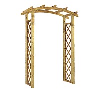 Rozenboog recht incl trellis en pergola Grenen 240 hx180 bcm