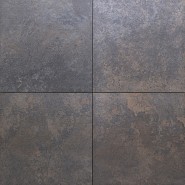 *Restpartij 18 Keramische tegel XL Multicolor Rusty 60x60x3cm (Gebruikt)