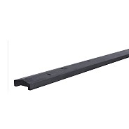 Grenen afdekkap geschaafd 35x85x1800mm. zwart